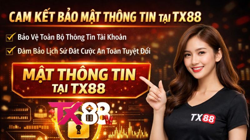 TX88 Cam Kết Bảo Mật Thông Tin Người Dùng