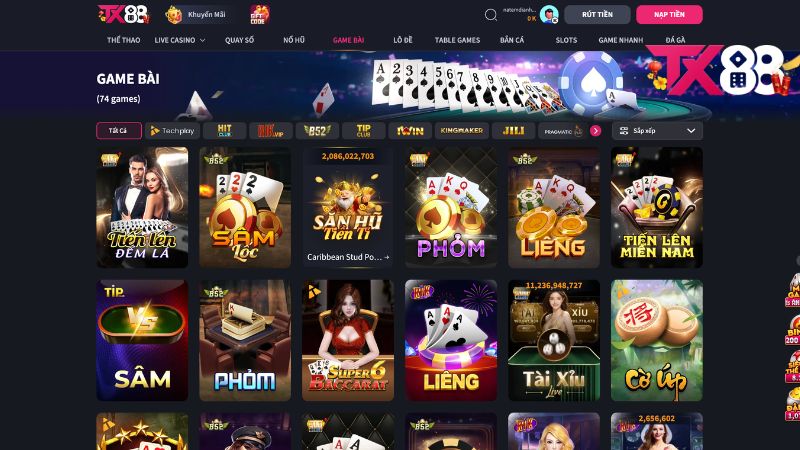 Những Trò Chơi Được Ưa Chuộng Tại Game Bài TX88